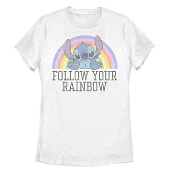 Disney's Lilo & Stitch Follow Your Rainbow Juniors' Graphic Tee