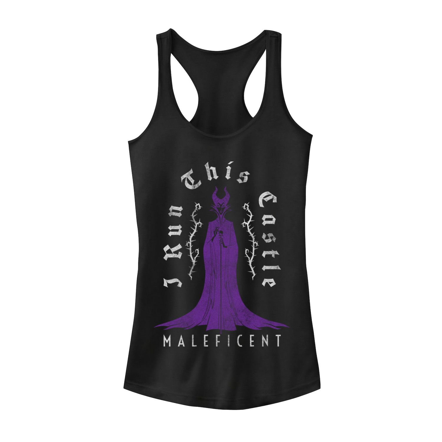 Image for Licensed Character Juniors' Disney's Villains Mother's Day Maleficent I Run This Castle Graphic Tank at Kohl's.