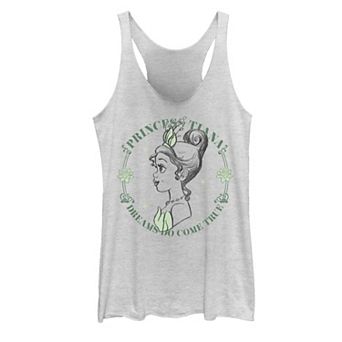 Juniors' Disney's The Princess & The Frog Tiana Dreams Do Come True Graphic Tank Top