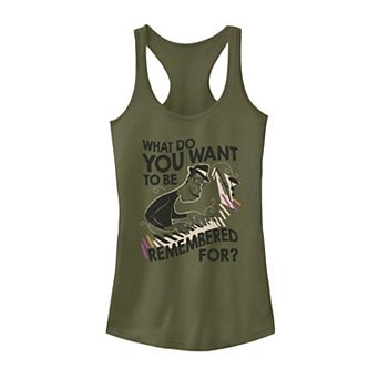 Juniors' Disney / Pixar Soul Joe What Do You Want To Be Remembered For Graphic Tank Top