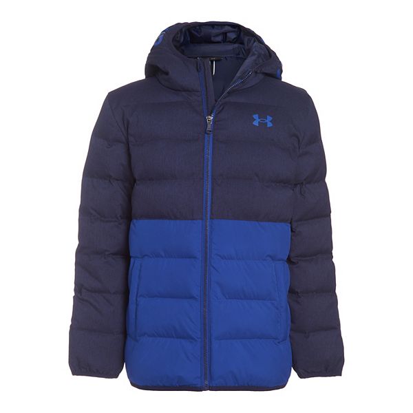 Boys 416 Under Armour UA Pronto Colorblock Puffer Jacket
