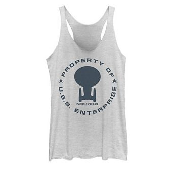 Juniors' Star Trek: The Next Generation Property Badge Tank Top