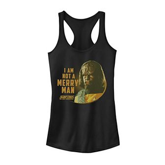 Juniors' Star Trek "I Am Not A Merry Man" Tank Top