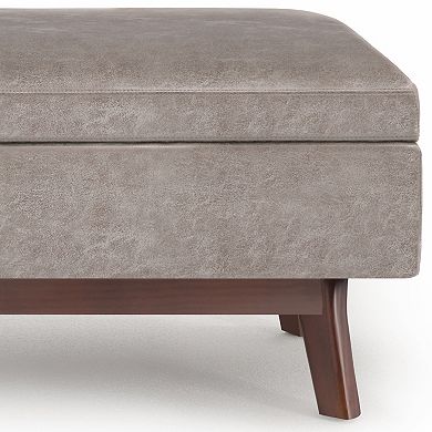 Simpli Home Owen Rectangular Storage Ottoman