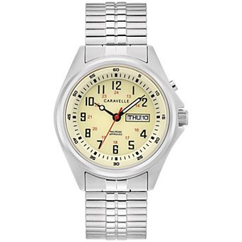 Caravelle by Bulova Men's Stainless Steel Expansion Band Watch - 43C124
