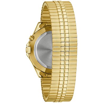 Caravelle by Bulova Men's Gold-Tone Stainless Steel Expansion Band Watch - 44C112