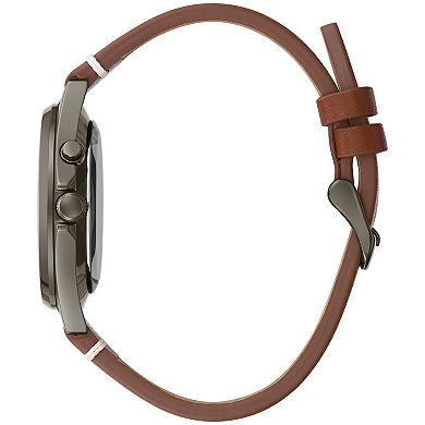 Caravelle by Bulova Men's Brown Leather Strap Watch - 45C119