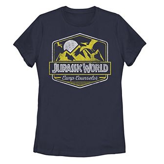Juniors Jurassic World Camp Counselor Emblem Tee