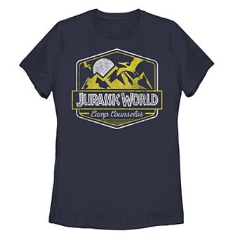 Juniors Jurassic World Camp Counselor Emblem Tee