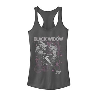 Juniors Marvel Poster Tank Top
