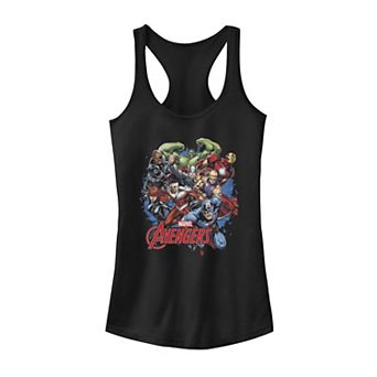 Juniors Marvel Avengers Classic Action Tank Top