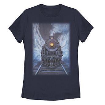 Juniors The Polar Express Train Poster Tee