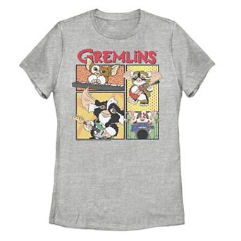 Juniors Gremlins Band Comic Panels Tee