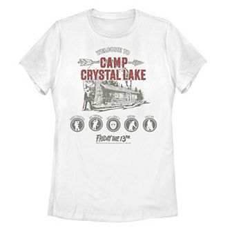 Juniors Friday The 13th Camp Crystal Lake Activities Tee