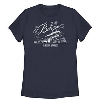 Juniors The Polar Express Believe Tee