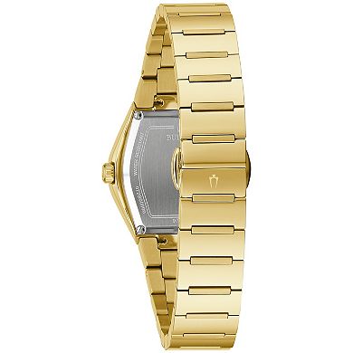 Bulova Futuro Women's Gold Tone Stainless Steel Bracelet Watch - 97L164