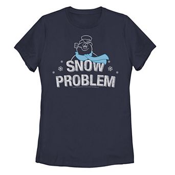 Juniors Frosty The Snowman Snow Problem Tee