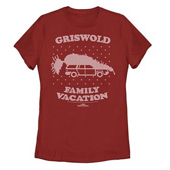 Juniors National Lampoon's Christmas Vacation Griswold Family Tee