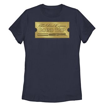 Juniors The Polar Express Round Trip Ticket Tee