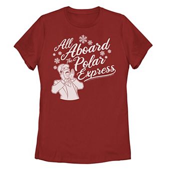 Juniors The Polar Express All Aboard The Polar Express Tee