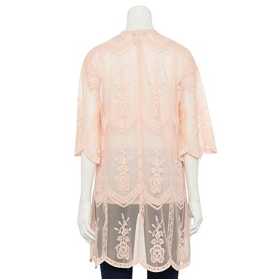 white lace sleeve wedding dress Sheath Long Sleeve Ivory Lace Wedding Dress Beach Wedding Dress TN129 US8 / Ivory main image 0