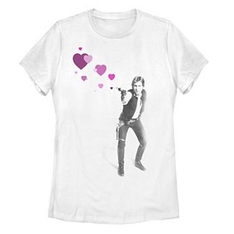 Juniors' Star Wars Han Solo Valentine's Day Tee