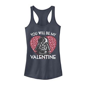 Juniors' Star Wars You Will Be My Valentine Darth Vader Tank Top