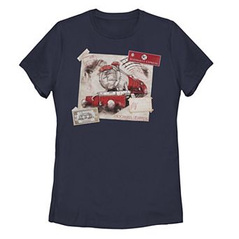 Juniors' Harry Potter Hogwarts Express Post Card Graphic Tee
