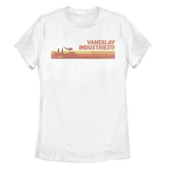Juniors' Seinfeld Vandelay Industries Distressed Logo Tee