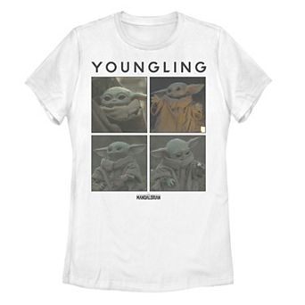 Juniors' Star Wars: The Mandalorian The Child Youngling Panels Tee