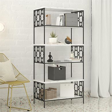 CosmoLiving by Cosmopolitan Ella 5-Shelf Bookcase