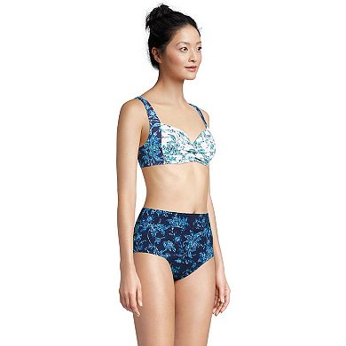 Women's Lands' End DDD-Cup Twist-Front Underwire Bikini Top