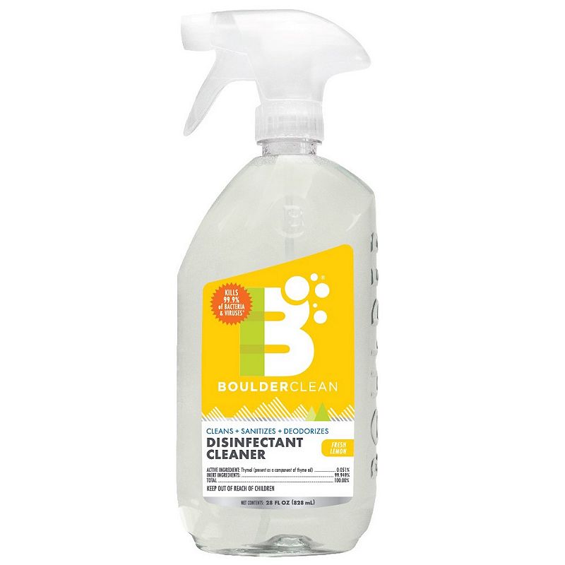Boulder Clean Sanitizer Disinfectant Cleaner Spray 28 fl oz Cleans -Sanitizes - Deodorizes