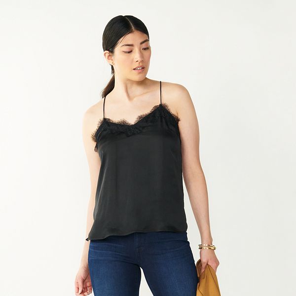 Arizone Lace Cami Black