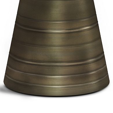 Simpli Home Sheridan Metal Accent End Table