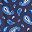 Deep Navy Paisley