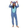 Women's Disney's Stitch Hooded One-Piece Costume Pajamas
