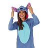 Women's Disney's Stitch Hooded One-Piece Costume Pajamas