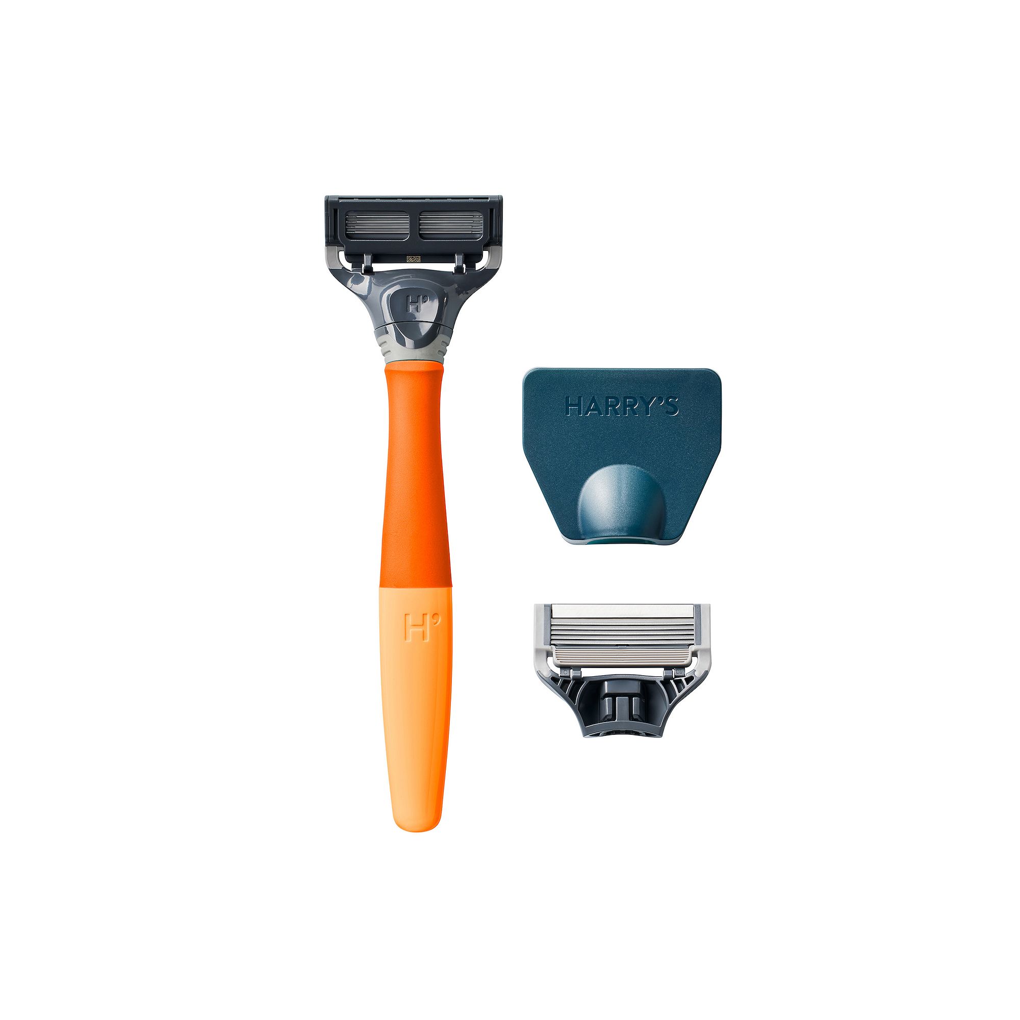 Harrys 5-Blade Mens Razor Set, Orange