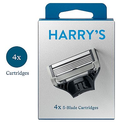 Harry's Razor Blade Refill Cartridges - 4 Count