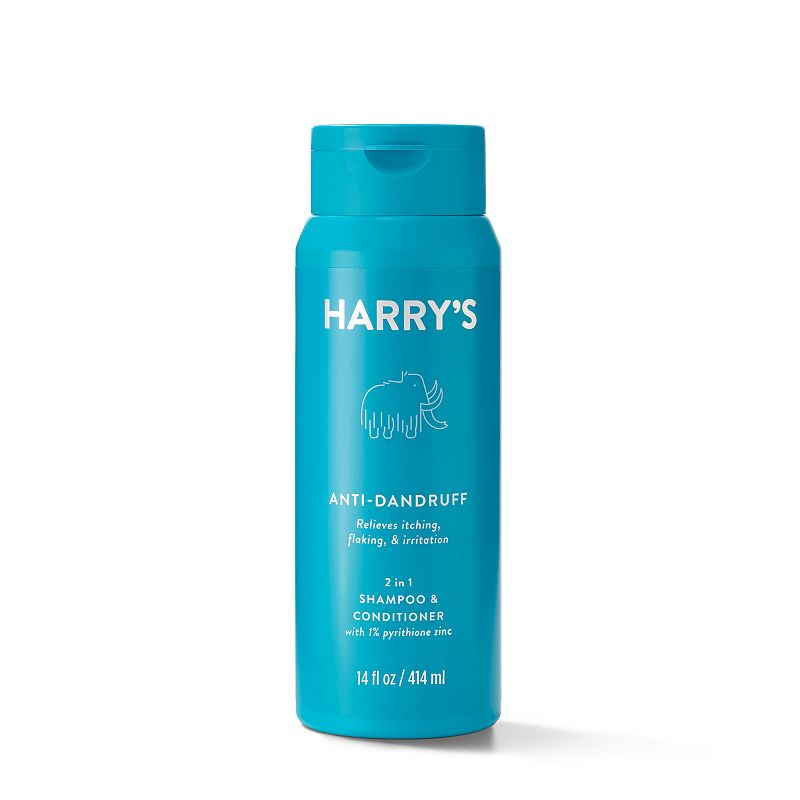 Harrys Anti-Dandruff 2-in-1 Shampoo & Conditioner, Size: 14 Oz, Multicolor