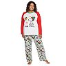 Plus Size Jammies For Your Families® Peanuts Pajama Set