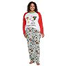 Plus Size Jammies For Your Families® Peanuts Pajama Set