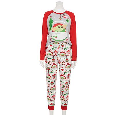 Women s Jammies For Your Families Star Wars The Mandalorian The Child aka Baby Yoda Pajama