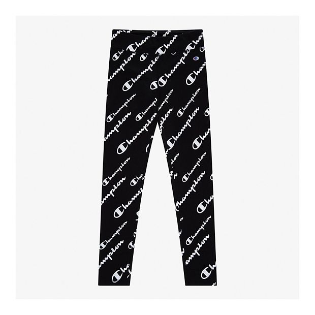 Girls 7-16 Champion® Script Print Leggings