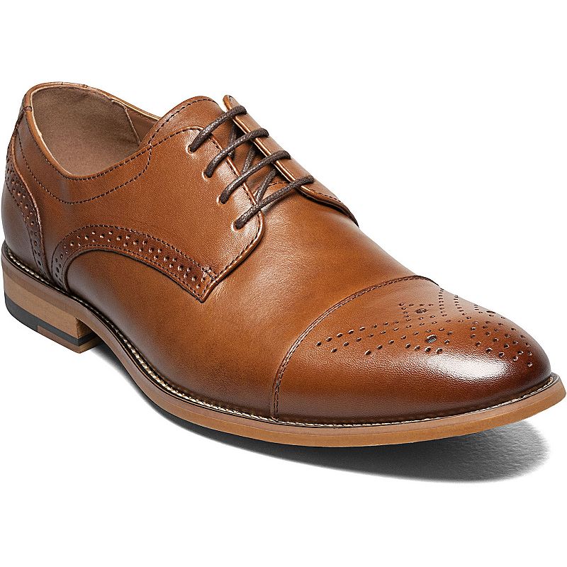 Stacy Adams Darren Men's Leather Oxford Shoes, Size: 8.5, Red