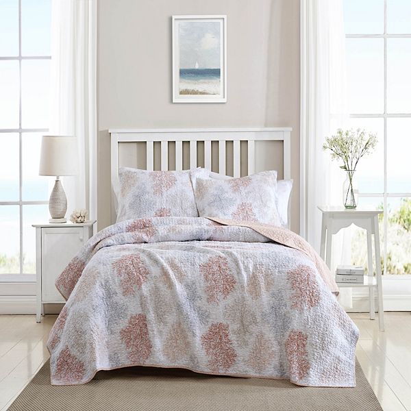 Laura Ashley Saltwater Quilt Set with Shams