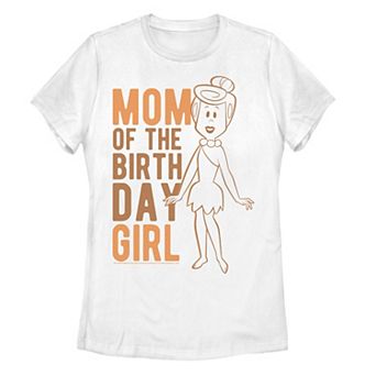 Juniors' The Flinstones Wilma Mom Of Birthday Girl Graphic Tee