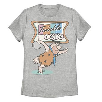 Juniors' The Flinstones Twinkle Toes Fred Poster Graphic Tee