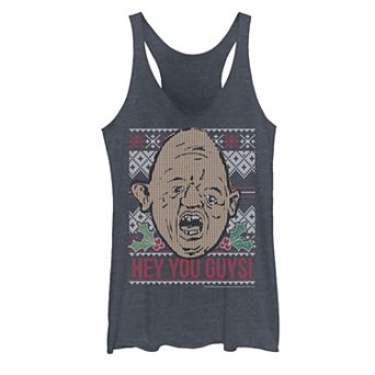 Juniors' The Goonies Sloth Hey You Guys Ugly Christmas Style Tank Top